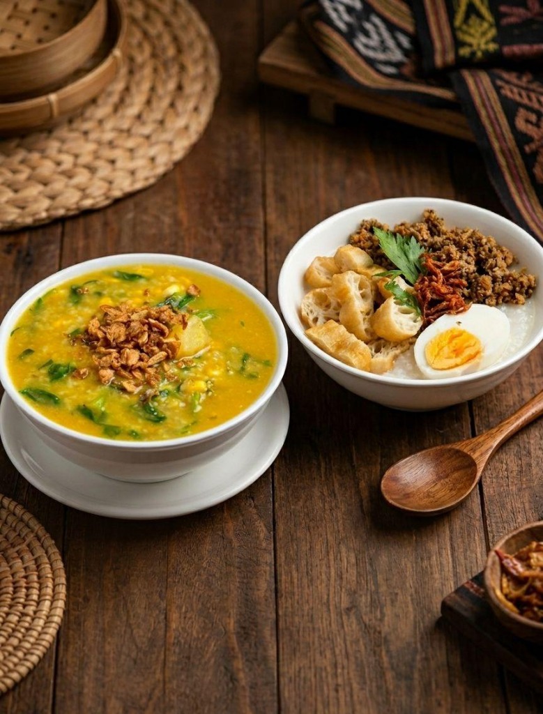 Bubur Manado dan Bubur Cakalang